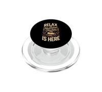 Relax the Meditation Teacher Is Here Mindfulness Zen PopSockets PopGrip for MagSafe