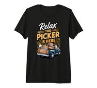 Relax the Picker is Here Antiques Flea Market Vintage Premium T-Shirt