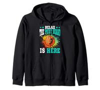 Relax The Point Guard Is Here Cool Basketball Zip Hoodie