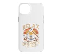 Relax the Silversmith Is Here Jewelry Making Metalsmith Case for iPhone 14 Plus