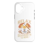Relax the Silversmith Is Here Jewelry Making Metalsmith Case for iPhone 16