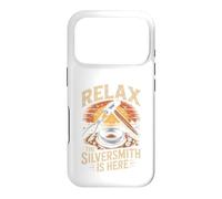Relax the Silversmith Is Here Jewelry Making Metalsmith Case for iPhone 17 Pro