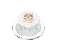 Relax the Silversmith Is Here Jewelry Making Metalsmith PopSockets PopGrip for MagSafe
