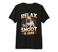 Relax the Snoot is Here Pug Pugs Dog Lover Premium T-Shirt