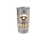 Relax the Sous Chef is Here Culinary Kitchen Cooking Stainless Steel Insulated Tumbler