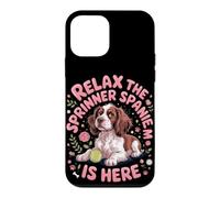 Relax the Springer Spaniel Mom Is Here Dog Case for iPhone 12 mini