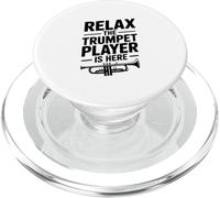 Relax The Trumpet Player Is Here Music Lover PopSockets PopGrip for MagSafe