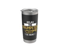 Relax the Trumpeter is here Trumpet Stainless Steel Insulated Tumbler