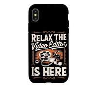 Relax the Video Editor Is Here Editing Post Production Case for iPhone X/XS