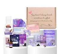 Relax & Unwind Self Care Gift Set - Skincare & Spa Kit with Face Masks, Face Serum, Cocoa Butter Lotion, Hair Mask, Eye Patches & Lip Balm - Soothe, Renew & Hydrate - Pamper Gift for Teens & Women