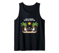 Relax Unwind You're Now on Patio Time Fun Outdoor Summer Tank Top