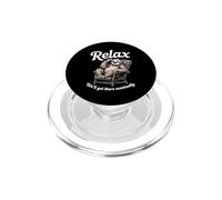 Relax We'll Get There Eventually Sloth Lounge PopSockets PopGrip for MagSafe