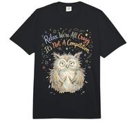 Relax We're All Crazy It's Not A Competition Comfort Colors Adult Heavyweight T-Shirt