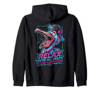 Relax We're All Crazy It's Not A Competition Zip Hoodie