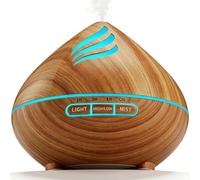 Relax Your Space - 500ml Cool Mist Humidifier & Essential Oil Diffuser, 14-Color LED, Remote Controlled, for Bedroom, Yoga, Hotel, Spa