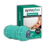 RelaxaPulse Vibrating Massage Roller for Plantar Fasciitis, Sciatica & Pain Relief - Deep Tissue Massager for Foot & Full Body | Portable, Rechargeable, Lightweight & 3 Vibration Levels