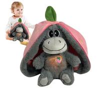 Relaxation Breathing Animal, Musical Soothing Doll, Sleeping Pet Plush Ass With Music Lights, Cute Plush Toy For Kids Adults