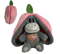 Relaxation Breathing Animal - Stress Relaxation Sleeping Plush Ass 30x10cm | Breathing Sleep Buddy | -shaped Doll That Breathes Strawberries And Avocados, And Plays Music