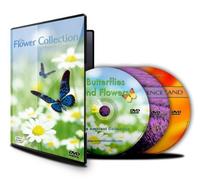 Relaxation DVDs -The Flower Collection - 3 DVDs-With Nature Sounds
