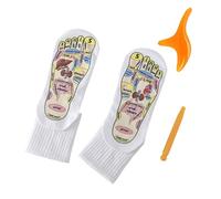 Relaxation Foot Massage Acupressures Reflexology Socks for Promote Blood Great for Various Setting Gym and Home Reflexology Socks