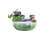 Relaxation Home Decoration Decorations Office Desktop Living Room Wealth Generating Water Dispenser Interior Circulation Rockery Fountain House Warming Gift(Small)