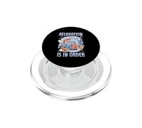 Relaxation Is In Order Cozy Reading Gnome Vibes PopSockets PopGrip for MagSafe