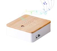 Relaxation Sound Machine - Bird Sounds Box, Nature Speaker | Fireplace Ambiance, Smart Ambient Noise Device with Chirping Bird Songs, Soothing Animal-Sounds for Bedroom and Mindfulness