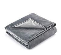 RelaxBlanket 48''x72'' Duvet Cover for Weighted Blanket | Premium Super Soft Minkey | Dark Grey