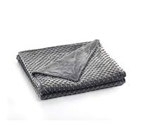 RelaxBlanket 48''x72'' Duvet Cover for Weighted Blanket | Premium Super Soft Minky Dot | Dark Grey