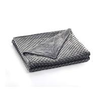 RelaxBlanket 48''x78'' Duvet Cover for Weighted Blanket | Premium Super Soft Minky Dot | Dark Grey