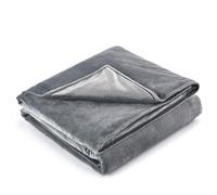 RelaxBlanket 60''x80'' Duvet Cover for Weighted Blanket | Premium Super Soft Minkey | Dark Grey