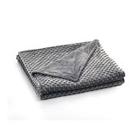 RelaxBlanket 60''x80'' Duvet Cover for Weighted Blanket | Premium Super Soft Minky Dot | Dark Grey