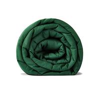 RelaxBlanket King Size Weighted Blanket | 80''x90'',30lbs | for Single or Double | Premium Cotton Material with Glass Beads | Dark Green