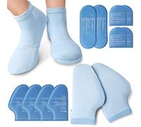 RelaxCoo Cold Therapy Socks & Hand Ice Pack Gloves for Chemotherapy Neuropathy, Chemo Care Package for Women and Men, Ideal for Plantar Fasciitis, Carpal Tunnel, Arthritis Hand Pain Relief, L
