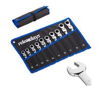 Relaxdays 10 Piece Ring Spanner Set