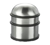 Relaxdays 10 Silver Stainless Steel Door Stoppers