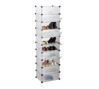 Relaxdays 10 Tier Shoe Cabinet