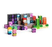 Relaxdays 100 x 3+ Pixel Effect Magnetic Cubes - Multicoloured