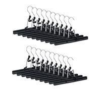 Relaxdays 100 x metal trouser hangers