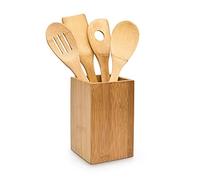 Relaxdays Bamboo 5-Piece Cooking Spoon Utensil Set