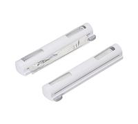 Relaxdays 10027759, foil cutter white, 5 x 37 x 8 cm | without decoration | Pack of 2, Window, Smooth Cutting, HWD: 5x37x8 cm