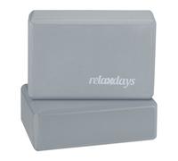 Relaxdays 10x grey yoga blocks