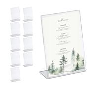 Relaxdays 10x Table Stands DIN A5