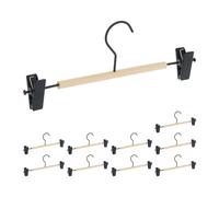Relaxdays 10x Trouser Hanger Set