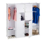 Relaxdays 12 Compartment Modular Wardrobe