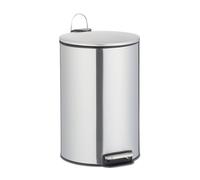 Relaxdays 12-litre stainless steel pedal bin