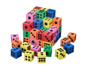 Relaxdays 120x Colourful soft dice
