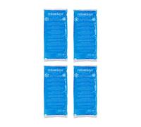 Relaxdays 12x blue gel packs rectangular