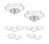 Relaxdays 12x Floating Tealight Holders