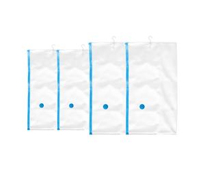 Relaxdays 12x Hanging vacuum storage bags
